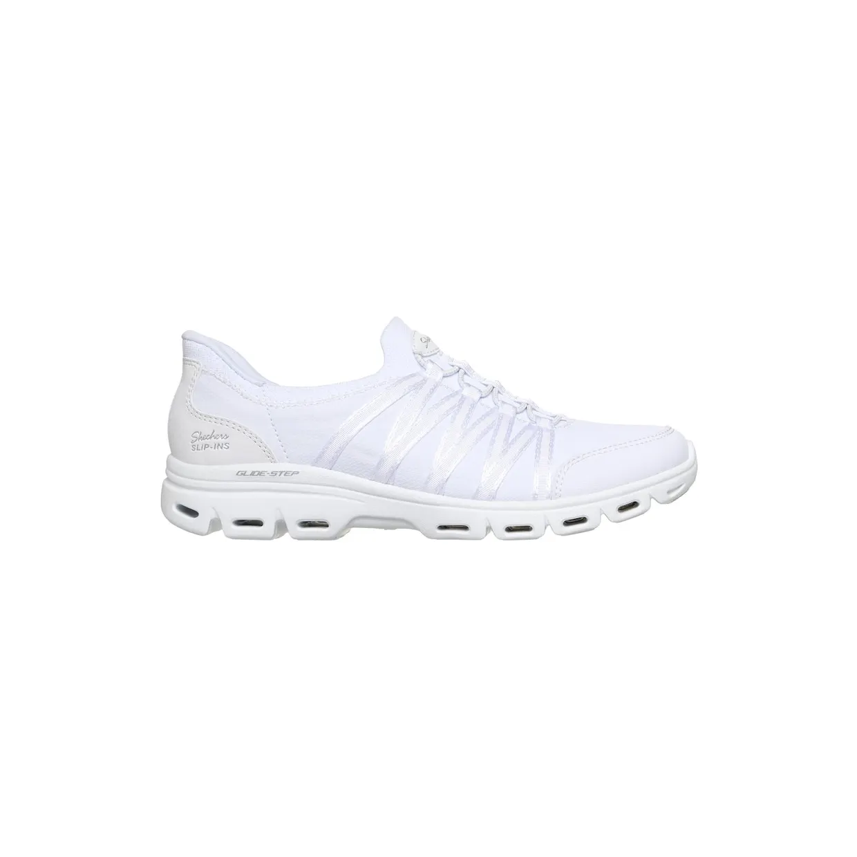 skechers-glide-step 159547-WHT