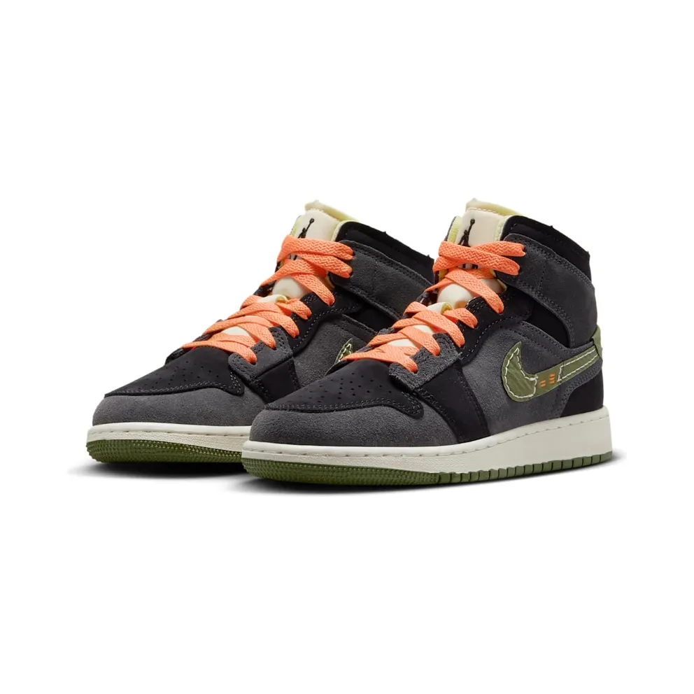 Air Jordan 1 Mid SE GS “Craft Anthracite Light Olive” (FD5847-003)