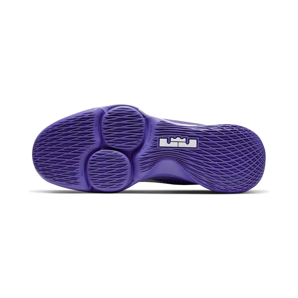 Nike LeBron Witness 4 White/Voltage Purple White/Voltage Purple-Pure Platinum-Metallic Gold (BV7427-100)