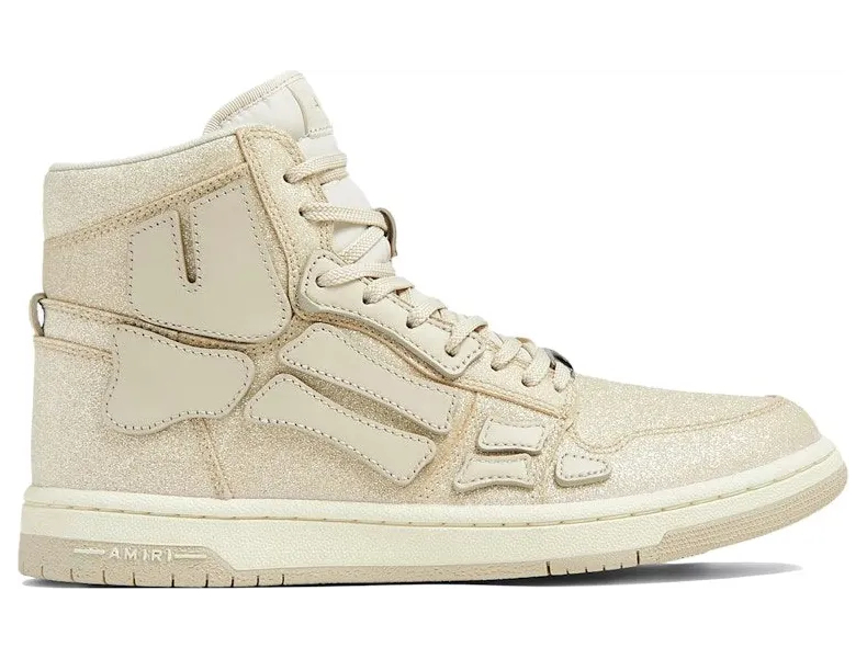 AMIRI Skel Top Hi Beige Glitter (AW23WFS012-260)