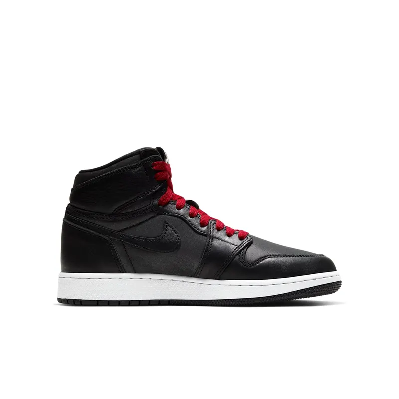 Air Jordan Nike AJ I 1 Retro High OG Black Red (GS) (2020) (575441-060)