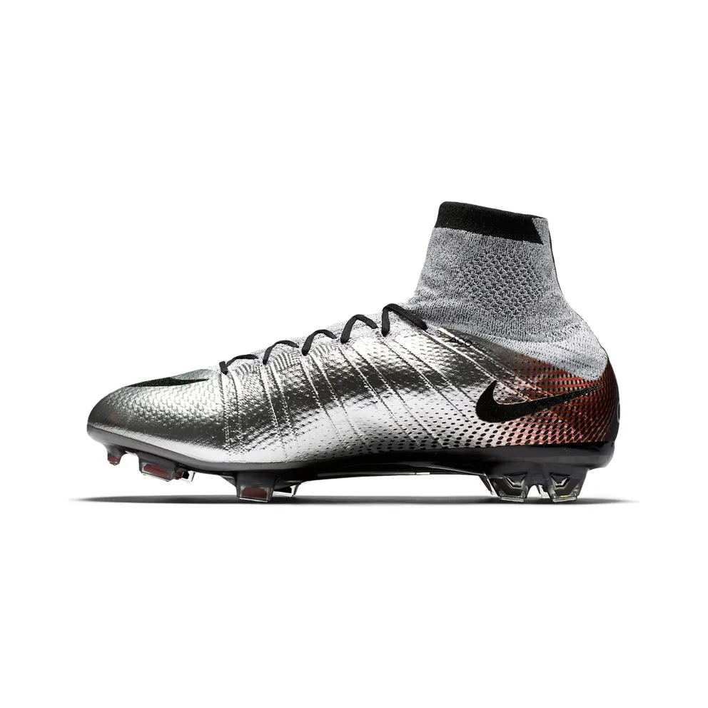 Nike Mercurial Superfly 4 CR7 Quinhentos Metallic Silver/Black-Gym Red (839622-006)