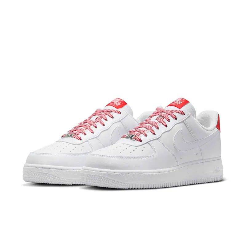 Nike Air Force 1 Low ’07 White Pink Foam Metallic Silver Light Crimson (IB7167-103)