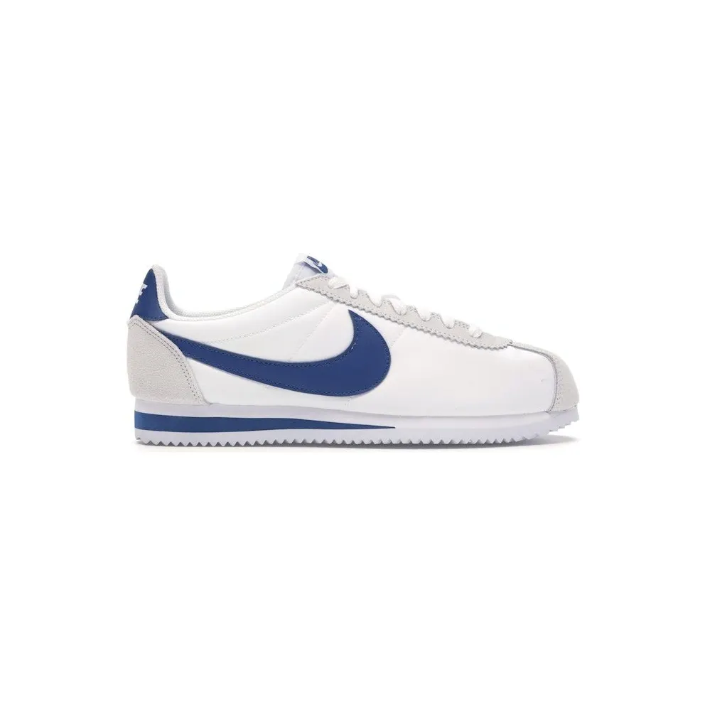Nike Classic Cortez Nylon “White / Gym Blue” (807472-102)