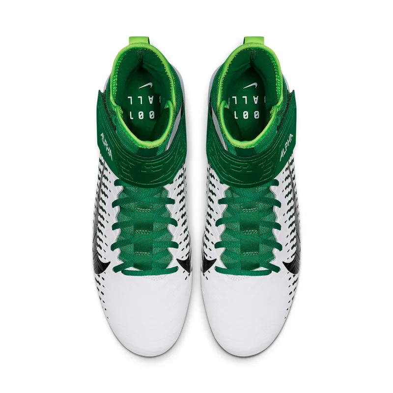 Nike Alpha Menace Pro 2 Mid White Pine Green White/Pine Green/Electric Green (AQ3209-106)