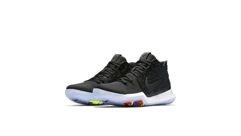 Nike Kyrie 3 Black Multi-Color Black/Black (852395-009)