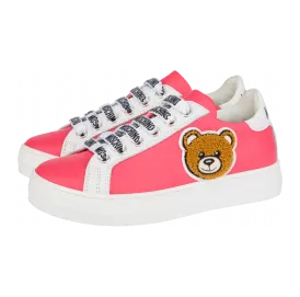 Moschino Sneakers Aus Kalbsleder Teddy Embroidery (MNT67497MK036)