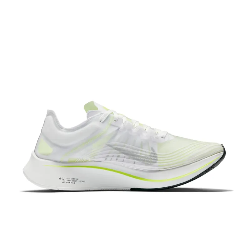 Nike Zoom Fly White Volt White/Volt Glow-Summit White (AJ9282-107)
