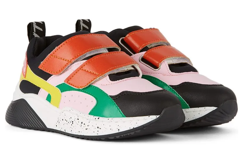 Stella McCartney Kids Multicolor Colorblock Sport Sneakers (603391 SRD01) (4)