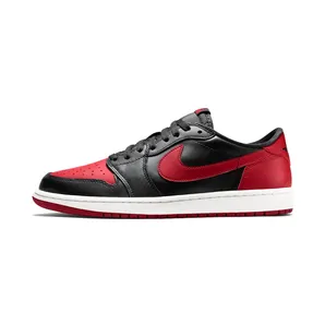 Air Jordan 1 Retro Low OG Bred “Black / Sail / Varsity Red” (705329-001)