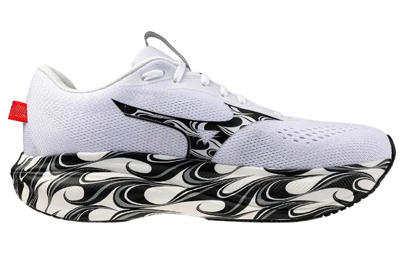 Sneakers Mizuno WAVE RIDER 30 Disclosure White/ Black/ High Risk Red (J1GU2623-81)