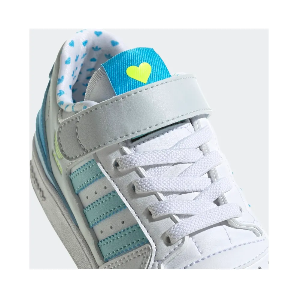 Adidas Forum Low Cloud White / Sky Rush / Clear Aqua (GZ0800)
