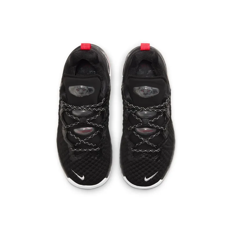 Nike LeBron 18 Bred (PS) Black/White-University Red (CT4710-001)