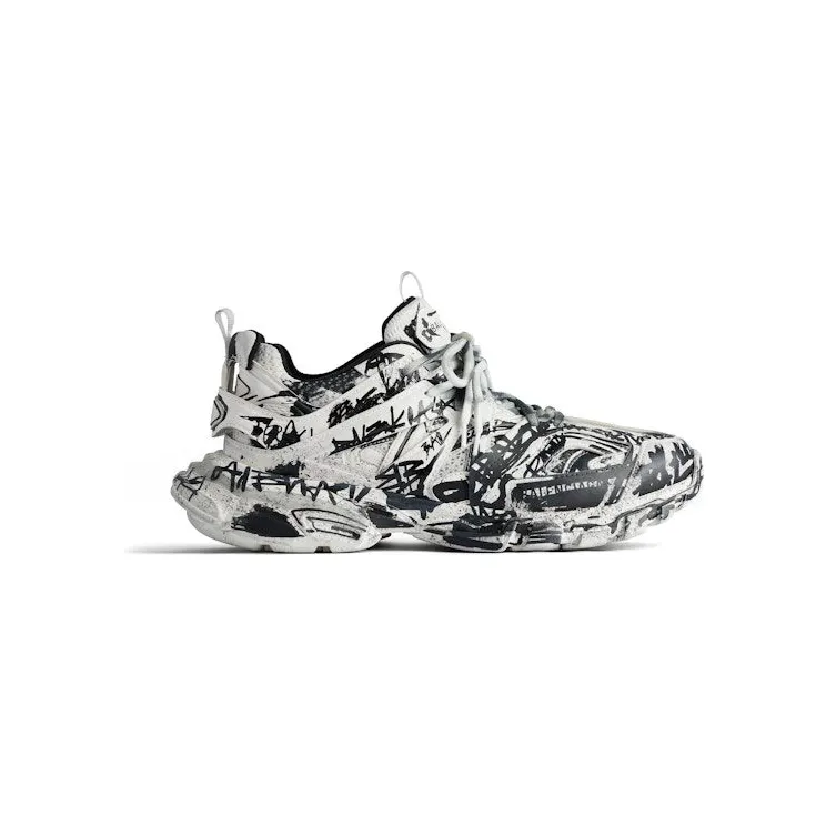 Balenciaga Track White Black Graffiti (542023W3RRA9010)