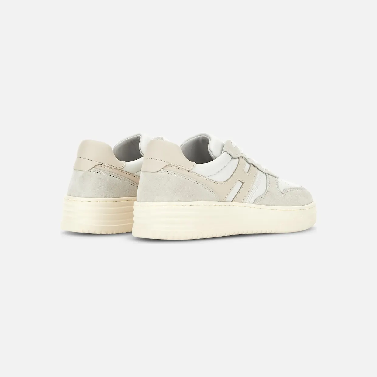 Sneakers Hogan H630 Silver Ivory (HXW6300EU50ODZ0ZS5) (2)