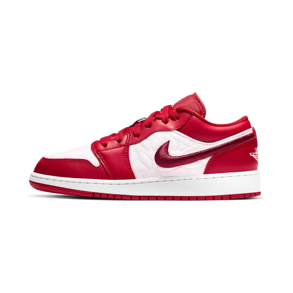 Jordan 1 Low SE Red Quilt (GS) Deep Red/Sail-Gym Red (DB3621-600)