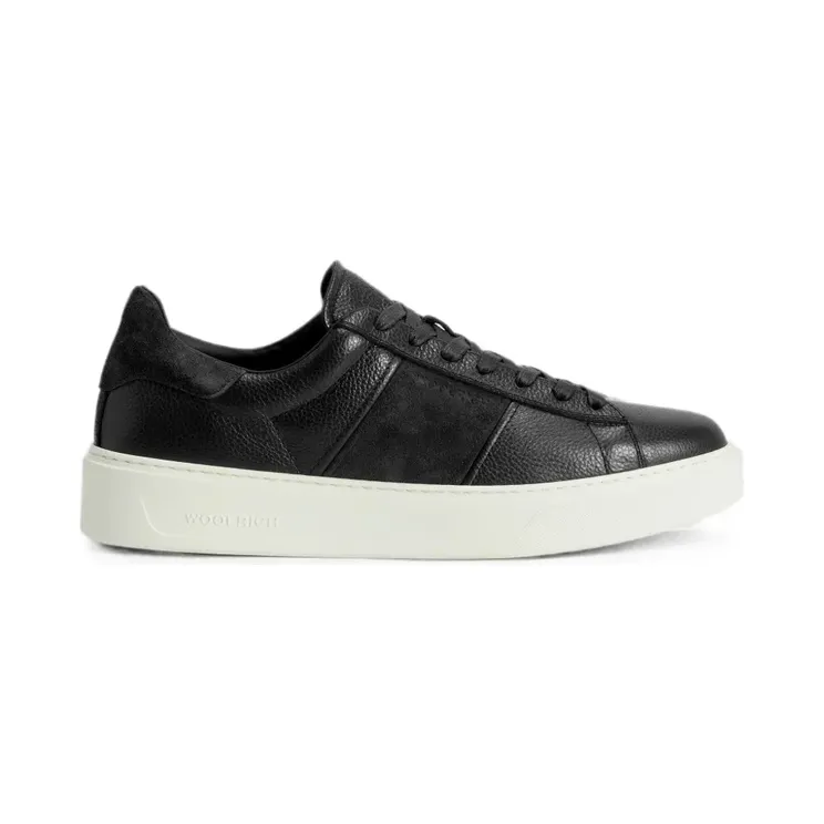 Woolrich Classic Court leren “Blue” (CMWFFO2002MRUWFAJ0)