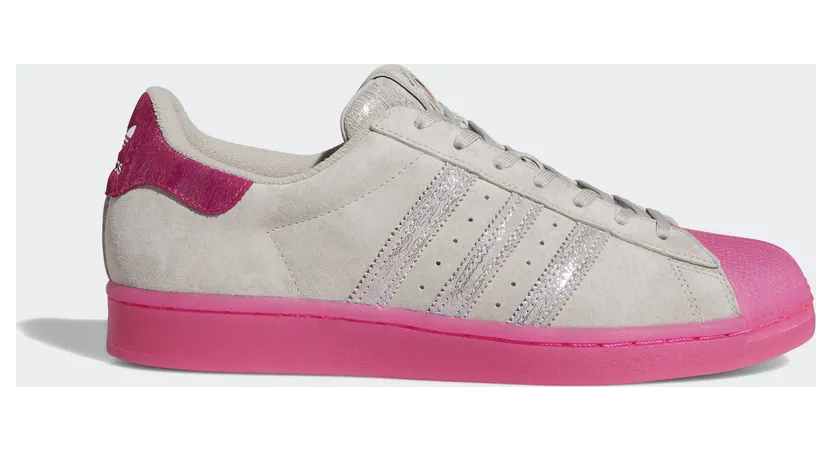 Adidas Fat Tiger Workshop x Superstar ‘Chicago Plays Harder’ Metal Grey/Shock Pink/Blue (FX3464)