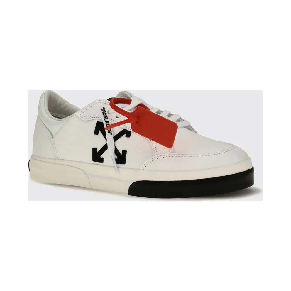 Off-White Vulcanized Grained Calfskin with Arrow Logo White (M293C9L0020110)