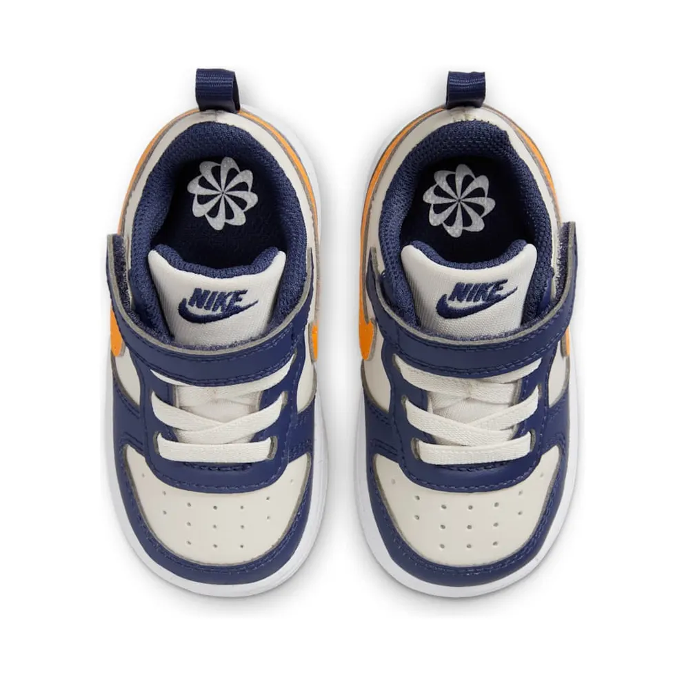 Nike Court Borough Low Recraft Light Orewood Brown Midnight Navy White Orange Peel (DV5458-126)