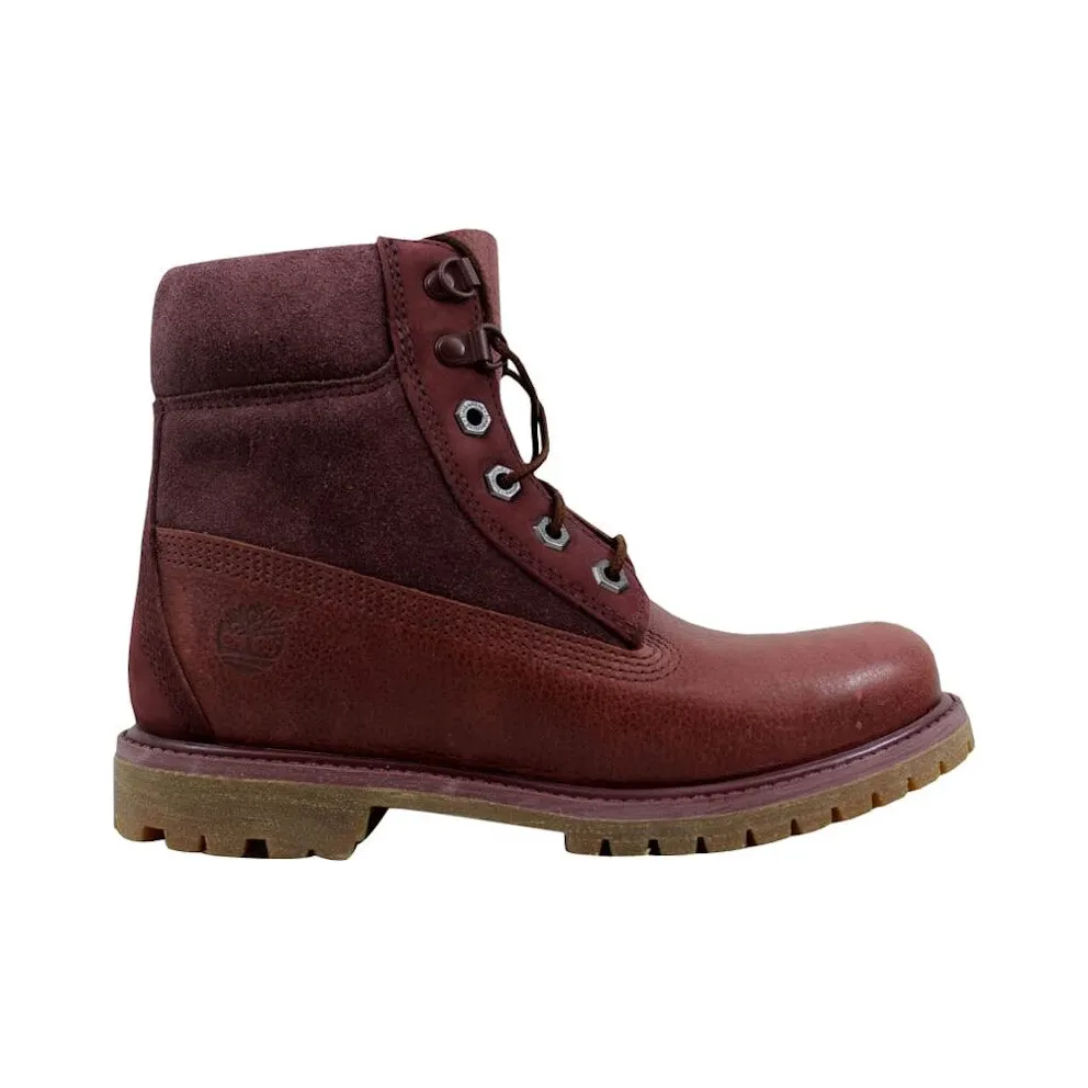 Timberland 6″ Premium D Ring Boot Burgundy (TB0A19C4)