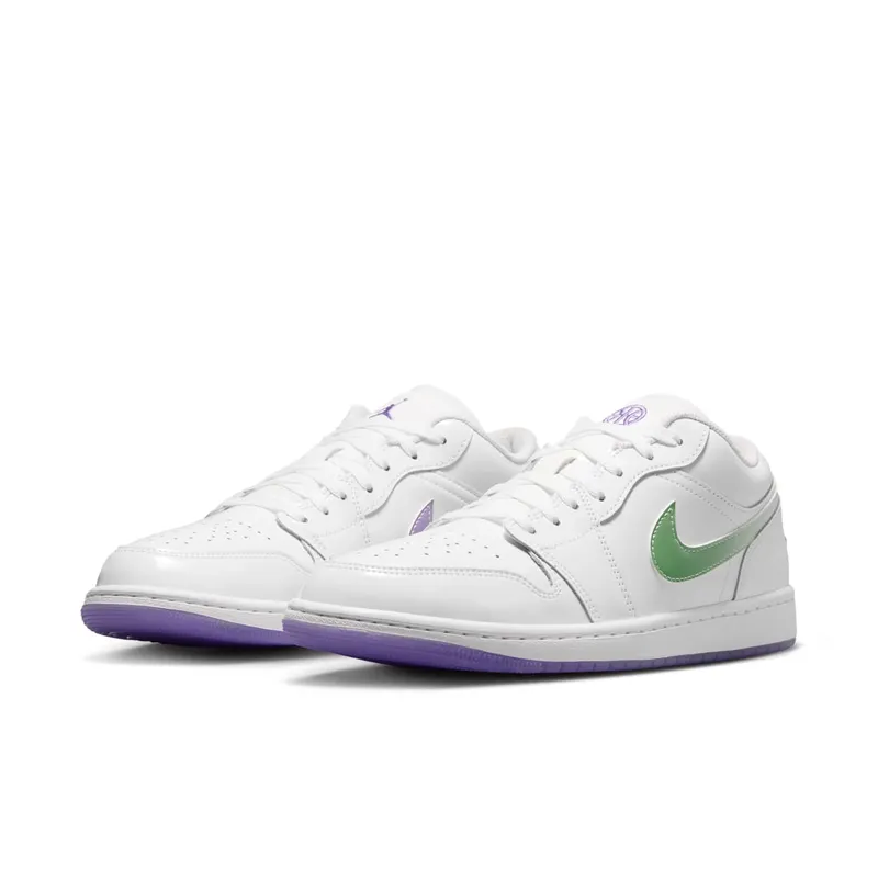 Air Jordan 1 White/Key Lime/Action Grape (IR2367-100)