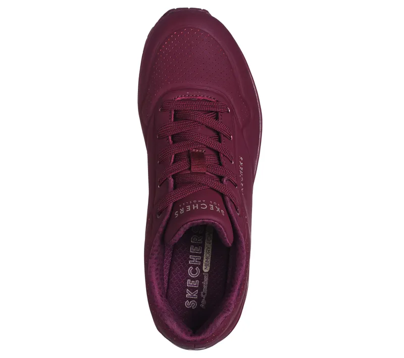 Skechers Uno – Stand on Air – Pruim (73690 PLUM)