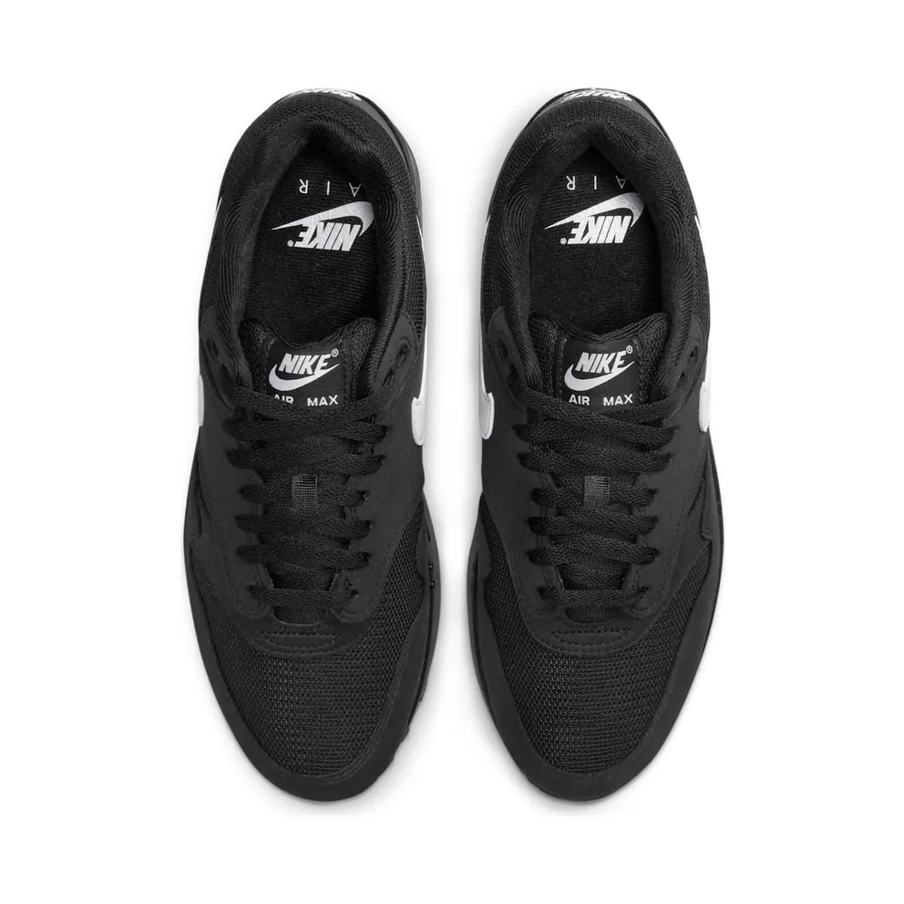 Nike Air Max 1 Black White Swoosh (FZ0628-010)