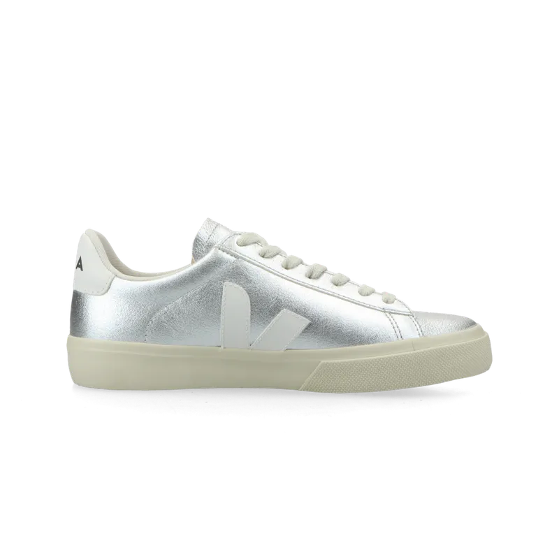 VEJA Campo Chromefree Leather (white / silver) – CP0502684