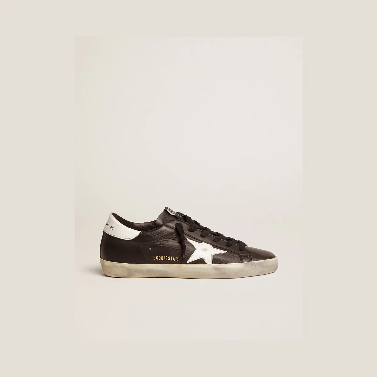 Golden Goose Super-Star Black White Leather (W) (GWF00101F00032180203)