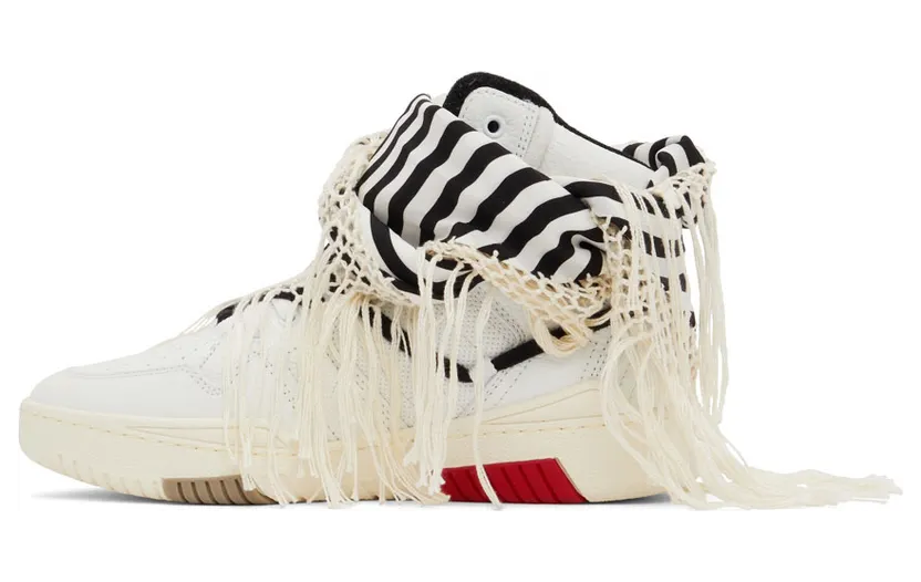 Saint Laurent White Smith High-Top Sneakers (68609304GAB) (3)