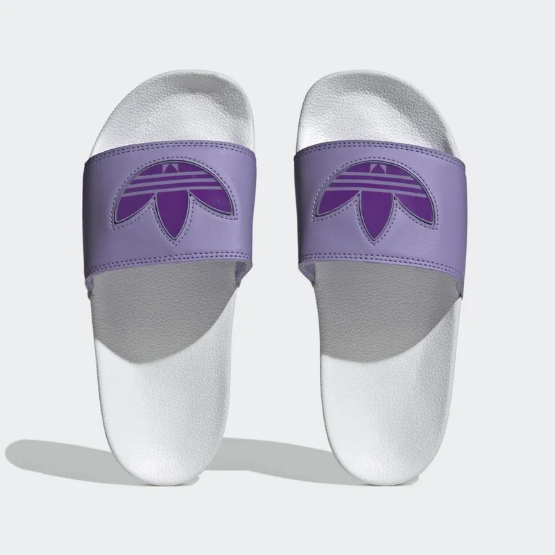 Adidas Adilette Lite Slides Cloud White / Magic Lilac / Shock Purple (IG7071)