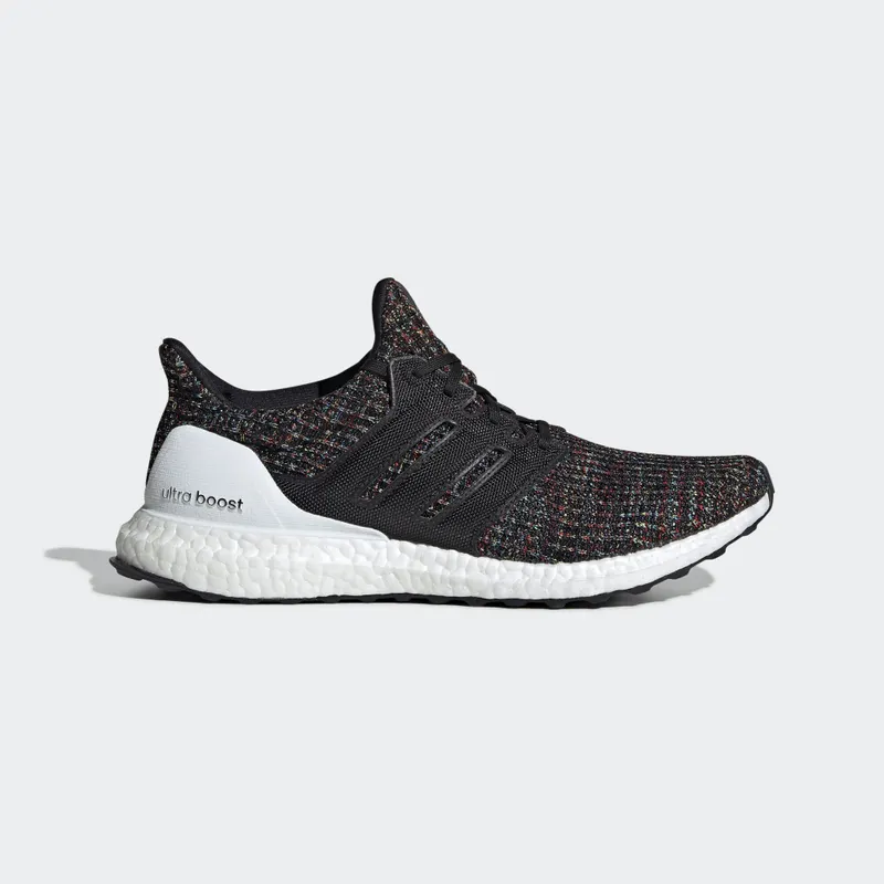 adidas Ultra Boost 4.0 Black Multi-Color White Heel Cage Core Black/Core Black/Active Red (F35232)