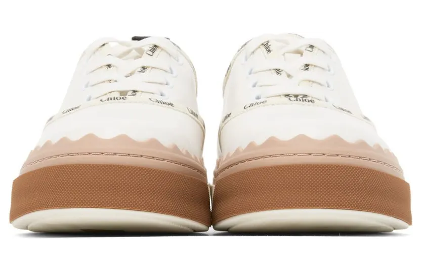 Chloé White Lauren 90Z White Beige (CHC21A488U1) (2)