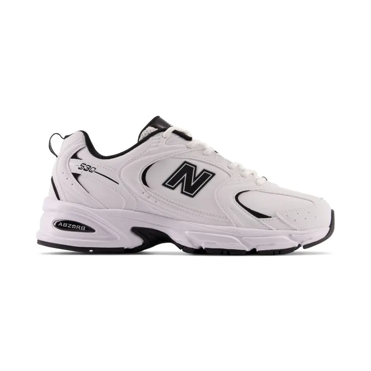 New Balance 530 White Black Leather (MR530SYB)