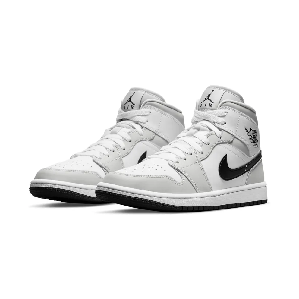 Air Jordan 1 Mid Light Smoke Grey – “White / Light Smoke Grey” (BQ6472-015)