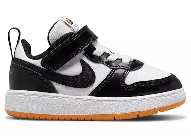 Nike Court Borough Low 2 White Black Kumquat (DN1230-100)