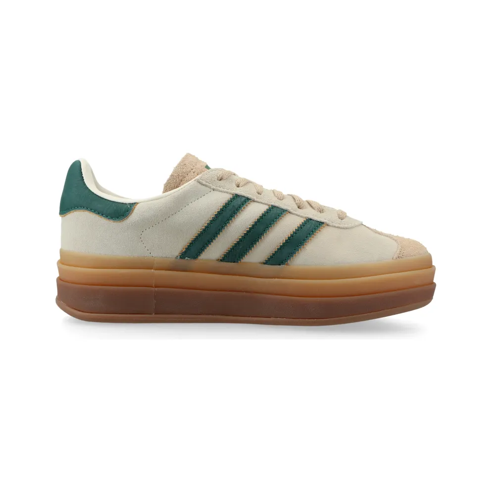 adidas Gazelle Bold W (cream white / collegiate green) – ID7056