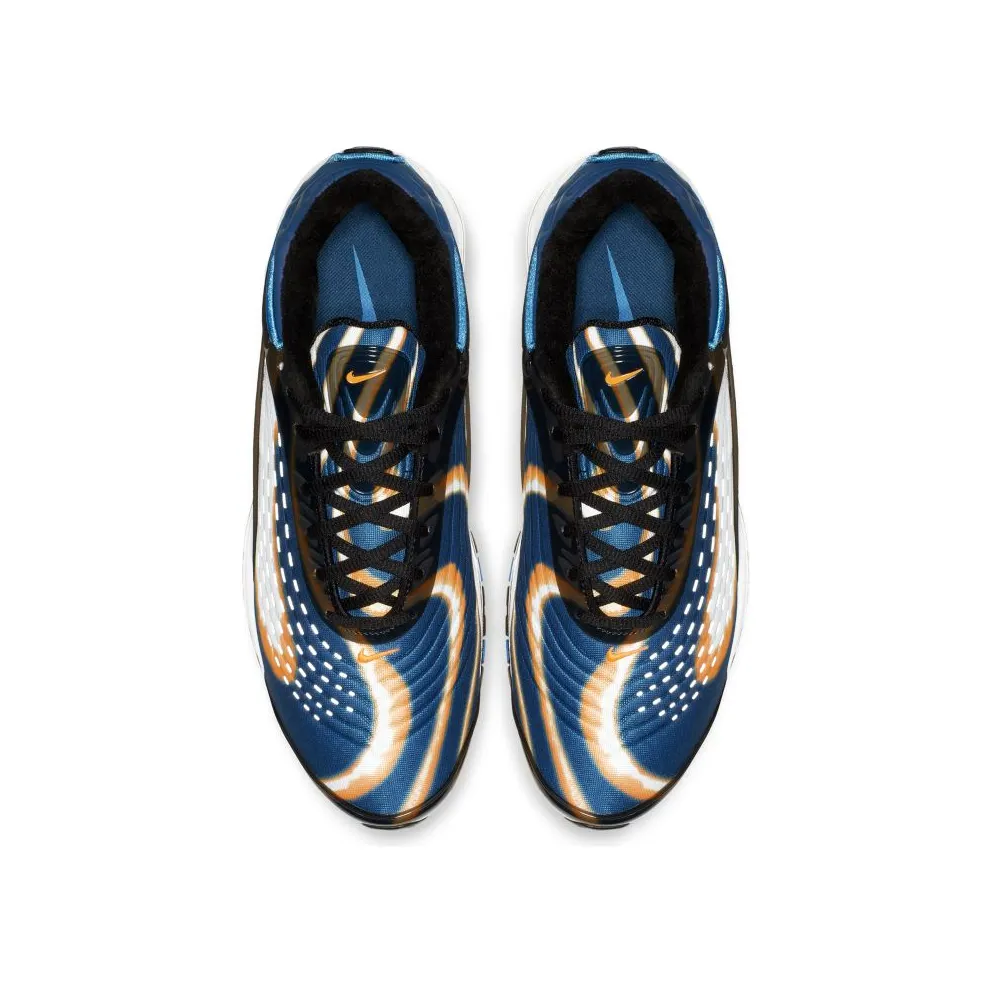 Nike Air Max Deluxe Blue Force Cool Grey/Total Orange-Blue Force-Black-Bright Grape-Cobalt Tint (AJ7831-002)