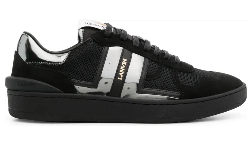Lanvin Clay low-top sneakers – Zwart (SKDK00UGLOSA23)