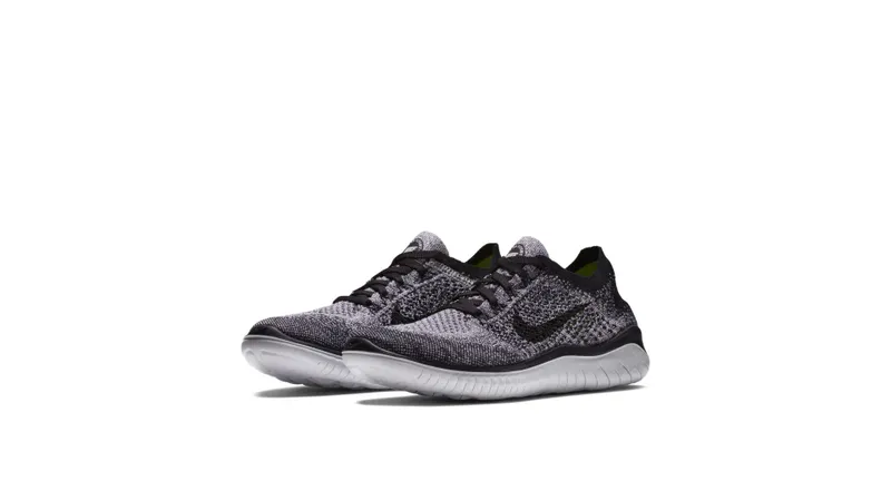 Nike Free RN Flyknit 2018 Oreo (W) White/Black (942839-101)