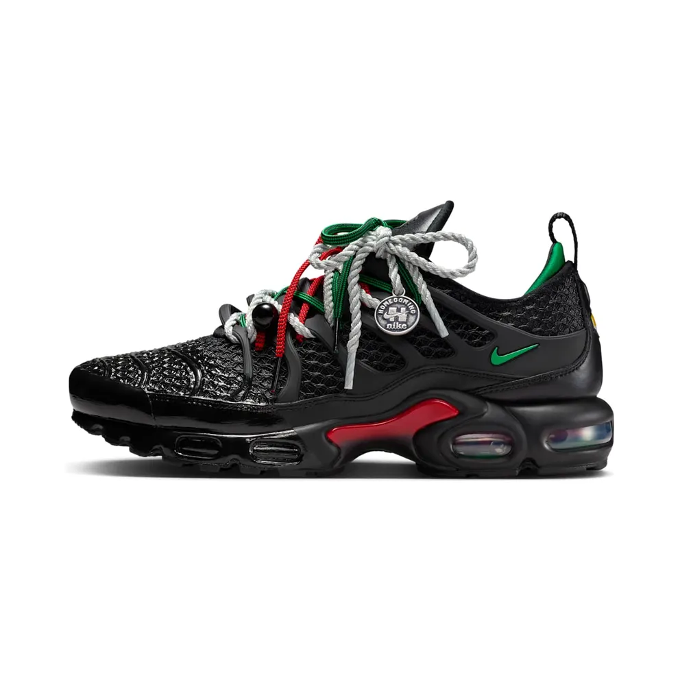 Nike Air Max Plus x HOMECOMING – “Black / University Red / Court Green” (IM4960-001)