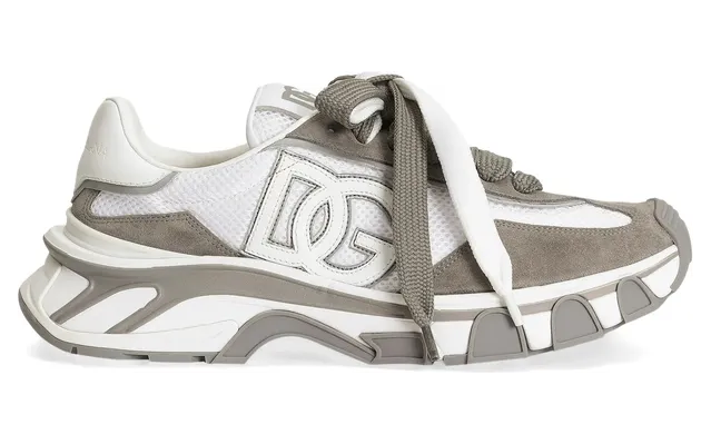 Dolce & Gabbana DG Country Road Nylon and Calfskin “White/Grey” (CS2403 A0208 8B932)