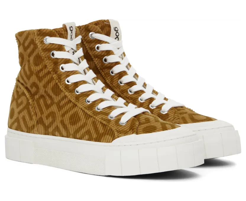 Good News Brown Corduroy Juice Sneakers (GNJUIC016) (4)