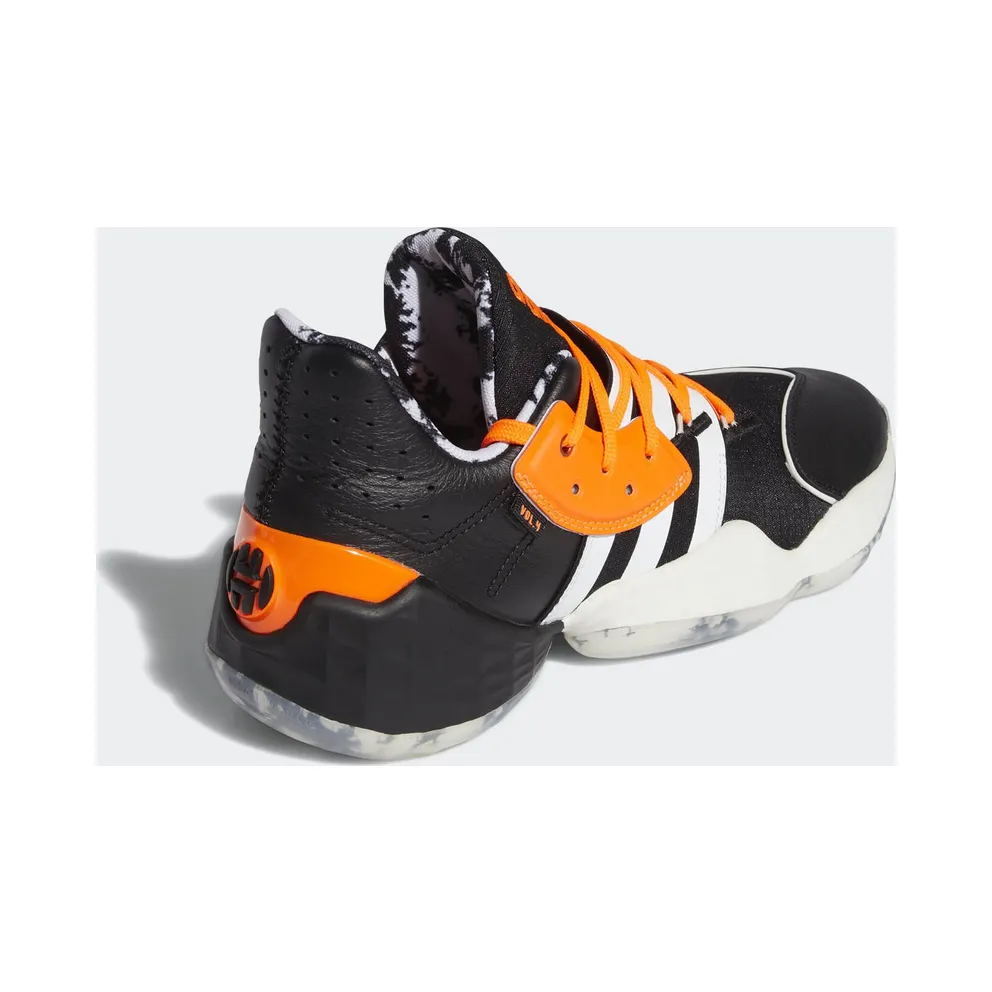 adidas Harden Vol. 4 Daniel Patrick Black Core Black/Cloud White/Solar Orange (FV8053)
