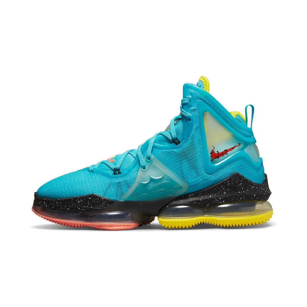 Nike LeBron 19 Christmas – “Aqua Blue / Yellow” (DC9338-400)