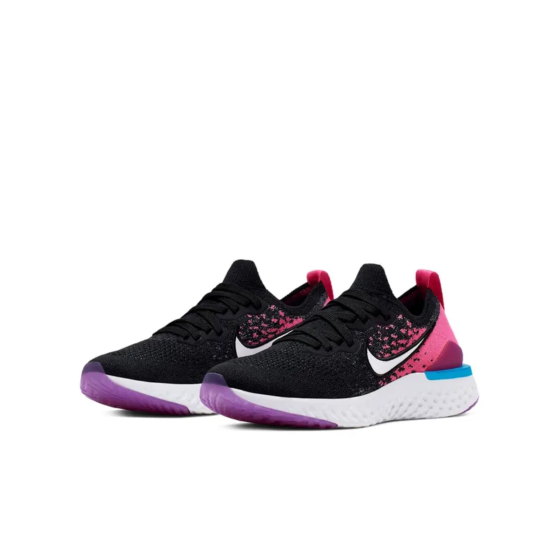 Nike Epic React Flyknit 2 voor kids Black (AQ3243-016)