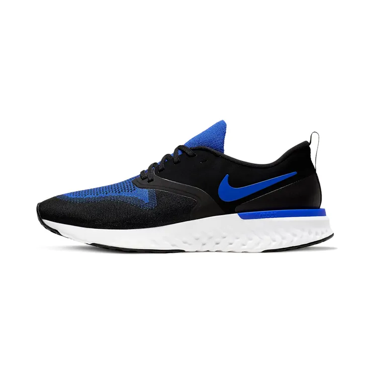 Nike Odyssey React 2 Flyknit “Black / White / Racer Blue” (AH1015-011)