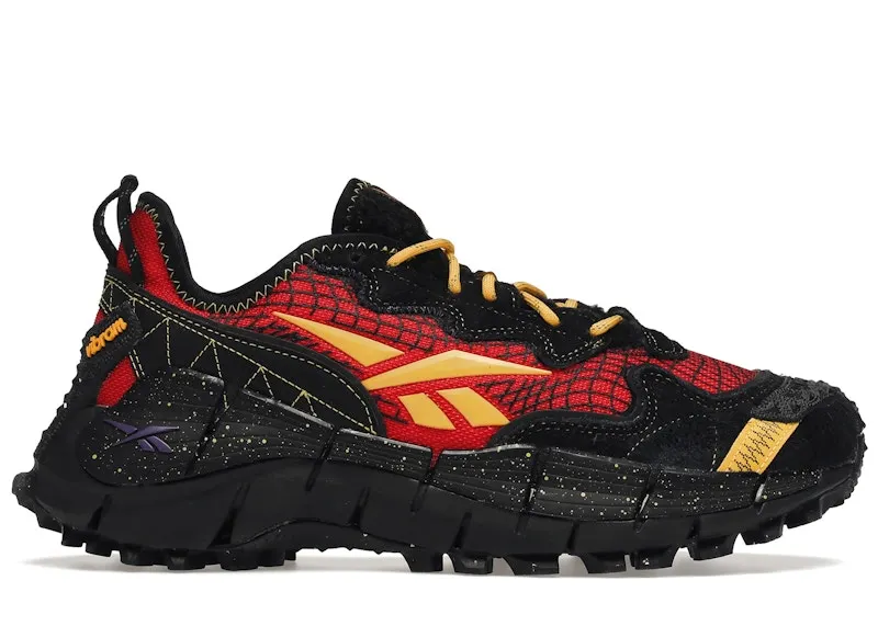 Reebok Classics Black & Red A$AP Nast Edition Zig Kinetica II Edge (GY5805)
