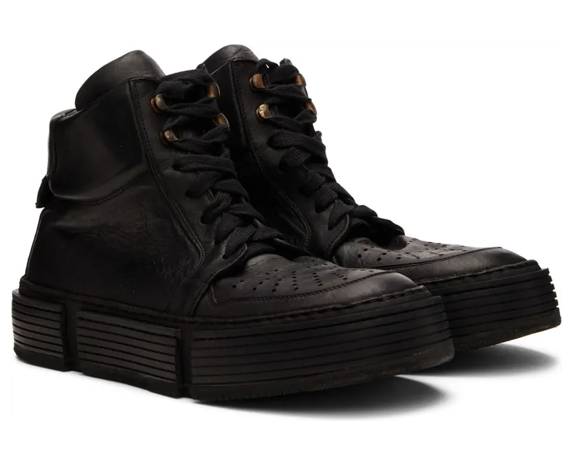 Guidi Black Basket Sneakers (GJ04) (4)